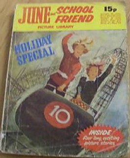 June and School Friend Picture Library Holiday Special #1975