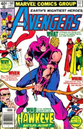 The Avengers (1st Series) #189