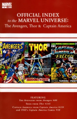 Official Index to the Marvel Universe: the Avengers, Thor and Captain America #3