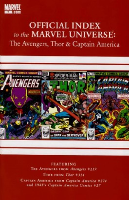 Official Index to the Marvel Universe: the Avengers, Thor and Captain America #7