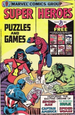 Super Heroes Puzzles and Games #1979