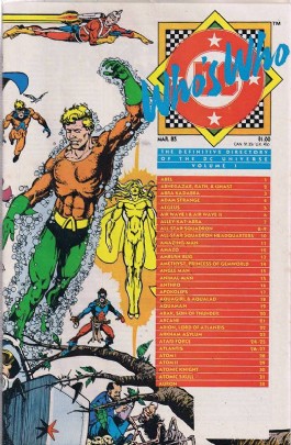 Who's Who: the Definitive Directory of the DC Universe #1