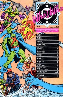 Who's Who: the Definitive Directory of the DC Universe #14