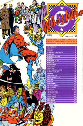 Who's Who: the Definitive Directory of the DC Universe #16